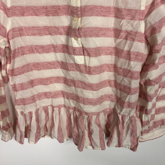 Lucky‎ brand long sleeve striped top women’s medium - Picture 3 of 9